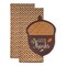 Contemporary Home Living Give Thanks Acorn Potholder and Dishtowel Set - 28" - Brown - Set of 3